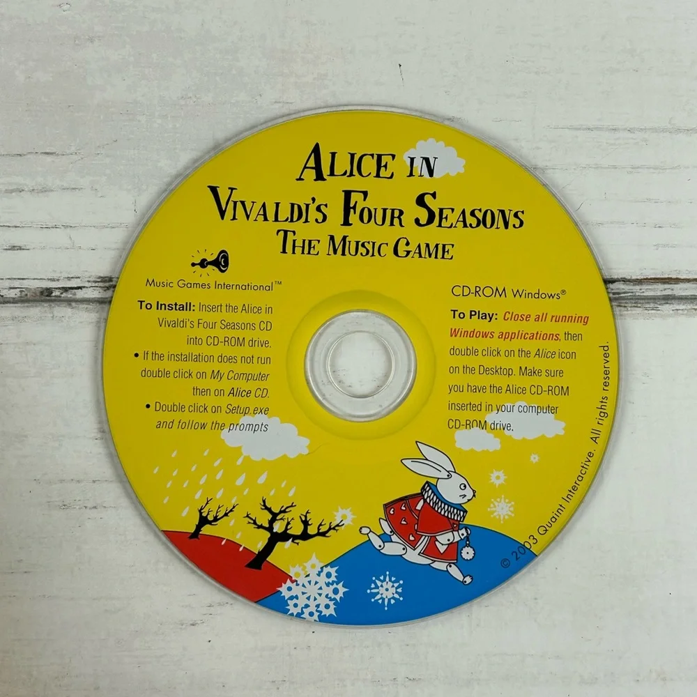 Alice in Vivaldi's Four Seasons - The Music PC Game
